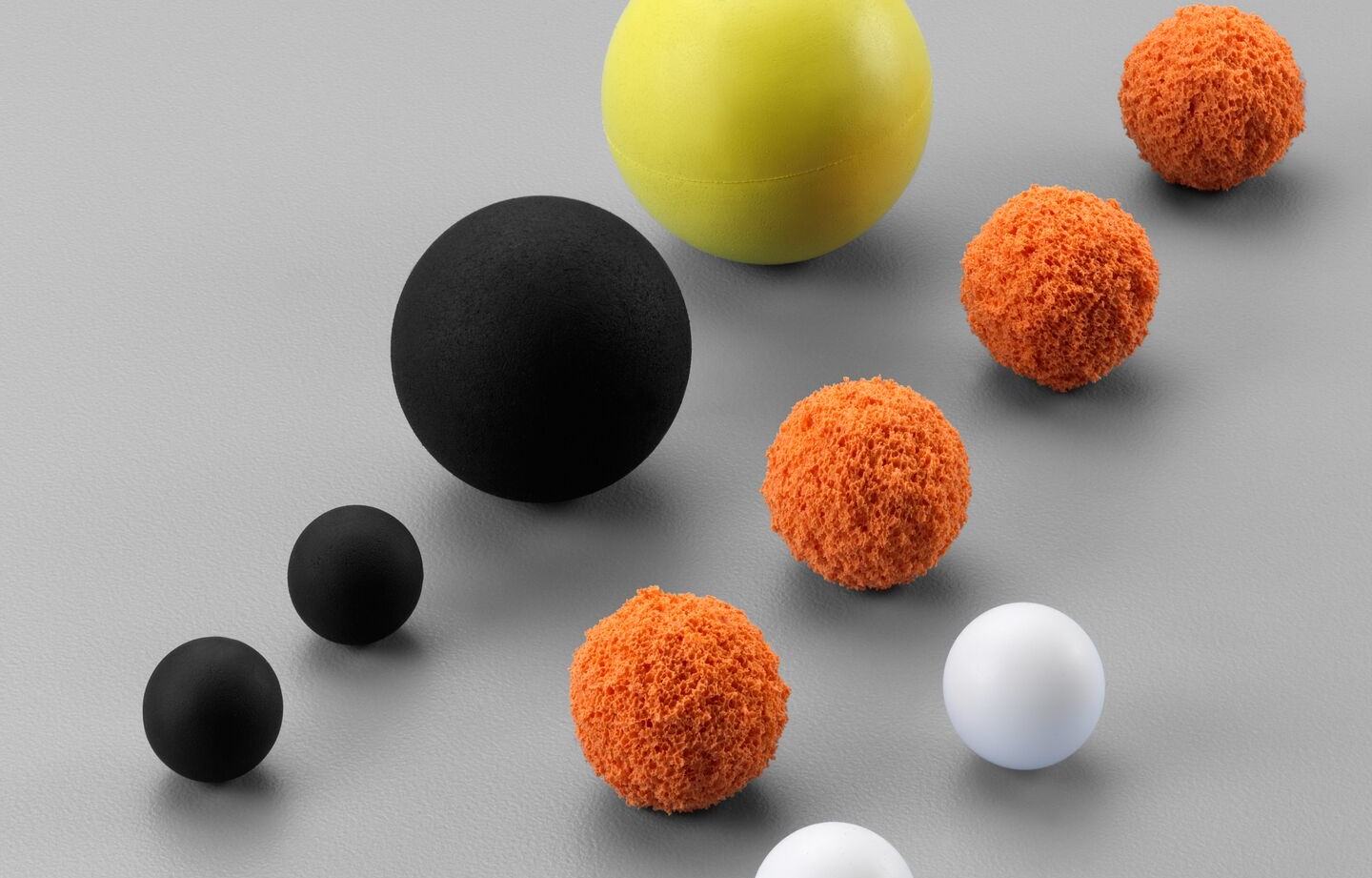 Bunte Kugeln Bunte Kugel aus Gummi
